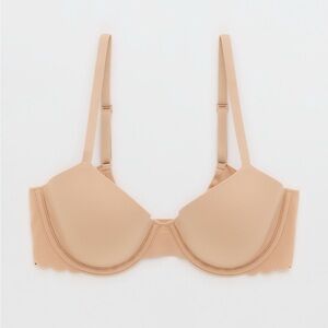 Aerie Scalloped Edge Nude Bra